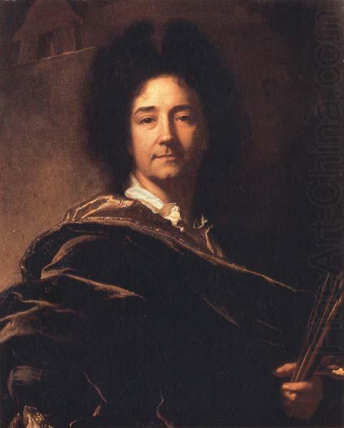 Hyacinthe Rigaud Self-Portrait china oil painting image